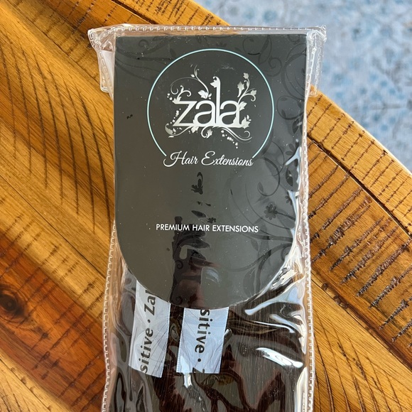 Zala Clip-in Ponytail Human Hair Extensions 22 Inch - 105g - Dark Chocolate #2 - Picture 9 of 10